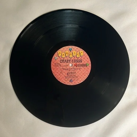✨ MIAMI BASS ✨ CRAZY L'EGGS – "HAPPY & U KNOW IT / DOIN' HIS OWN THANG" VINYL ✨✨ - Picture 5 of 6